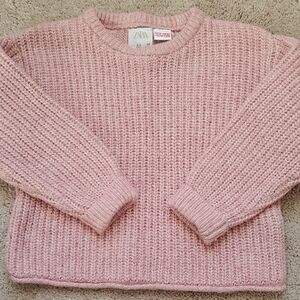 Zara Little Girls Knit Sweater 2-3y